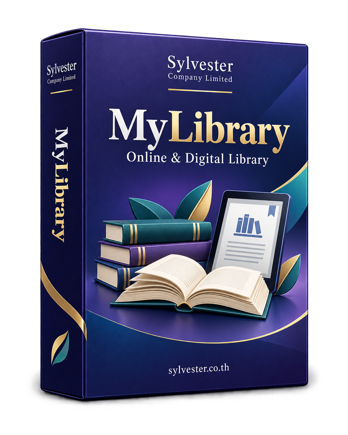 MyLibrary · Online & Digital Library software box